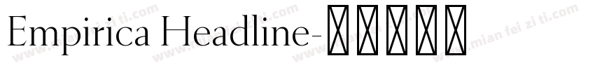 Empirica Headline字体转换